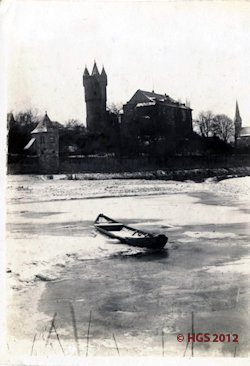 Neeb 1920 Winter am Main mit Blick auf Schloss HGS 1911