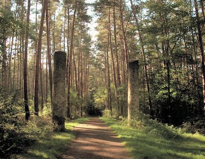 Der frühere Galgen aus nördlicher Richtung gesehen